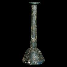 Grand vase en verre iris�